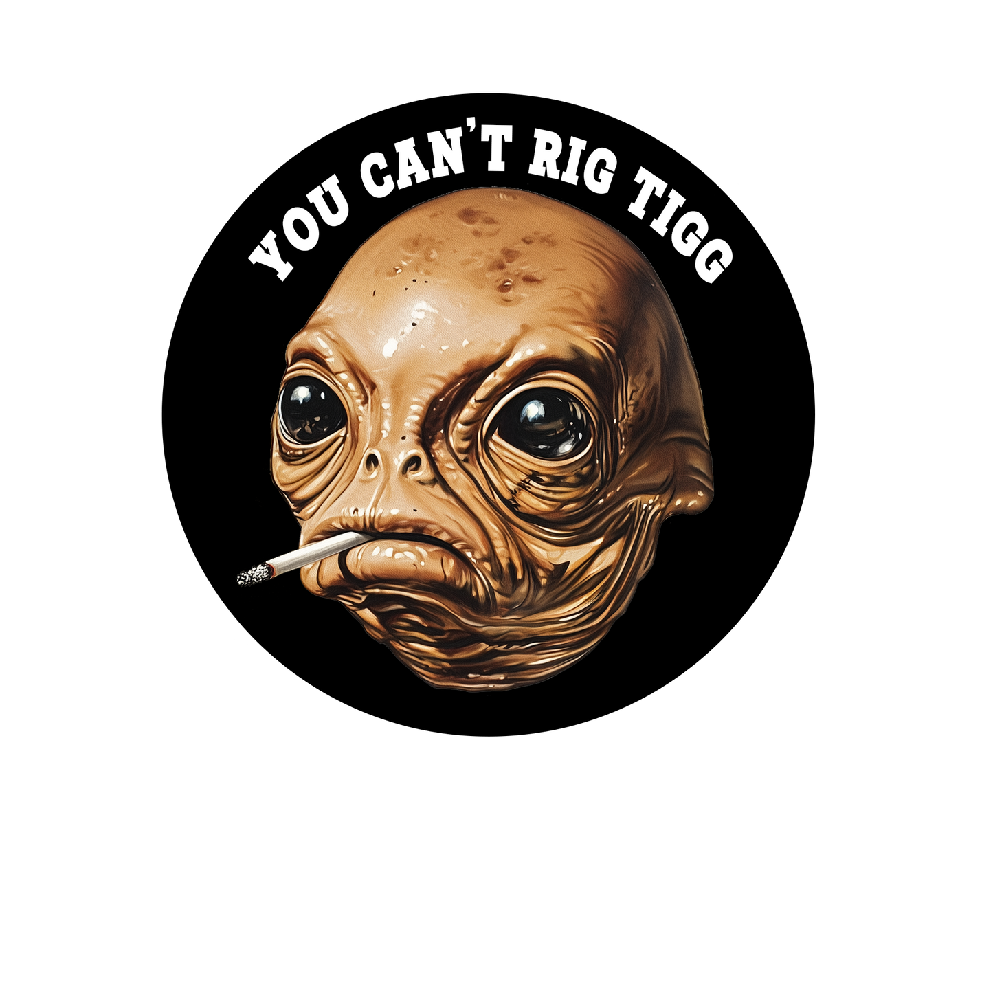 You Can't Rig Tigg | Sticker sheet